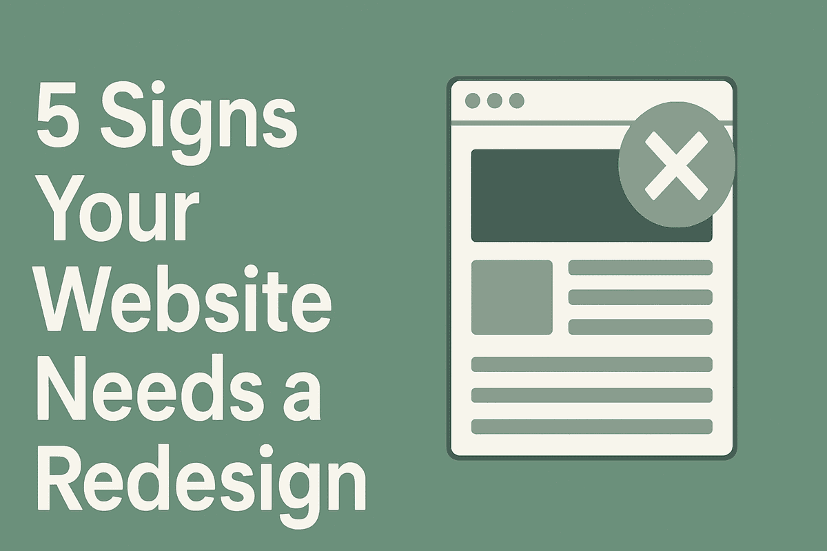 Article thumbnail: Website Redesign: 5 Signs Your Site Needs an Update