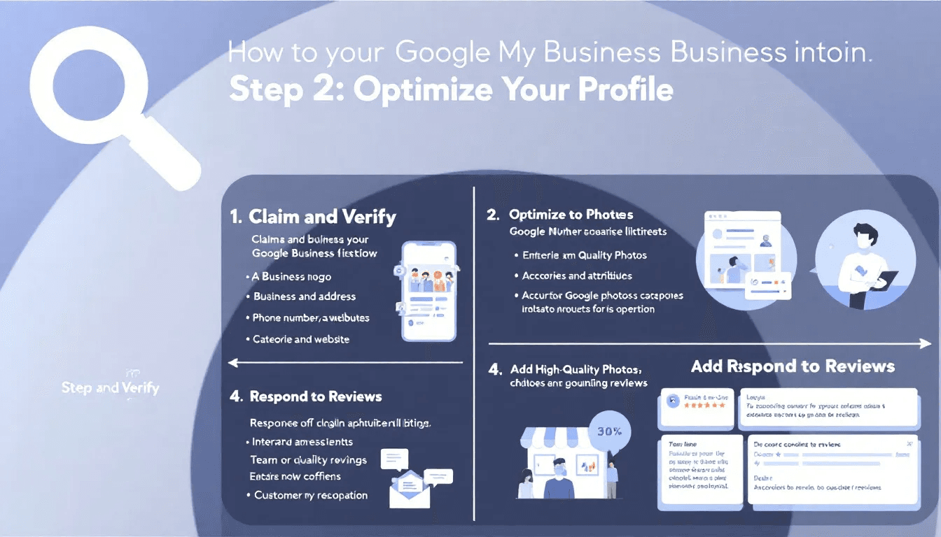 Step-by-step guide to creating a Google Business Profile.