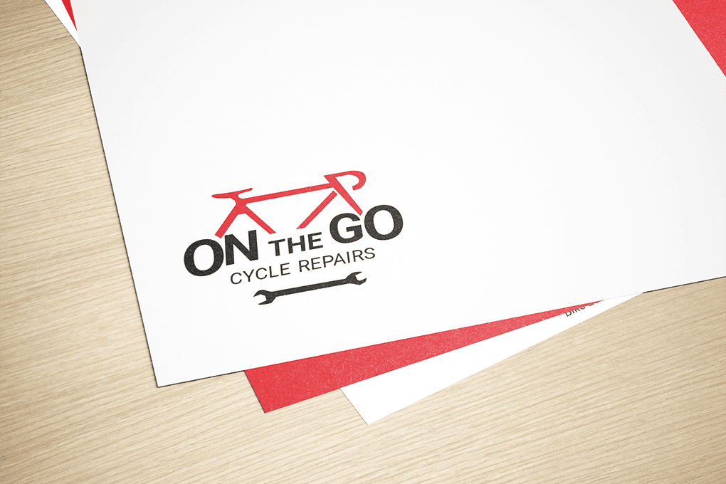 Logo Design for On The Go Cycle Repairs by Tea Powered Projects