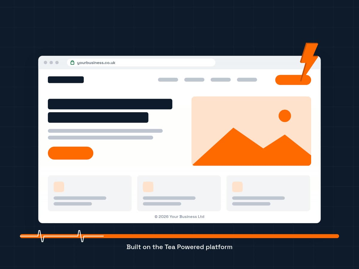 A rebuilt website on the Tea Powered Projects platform