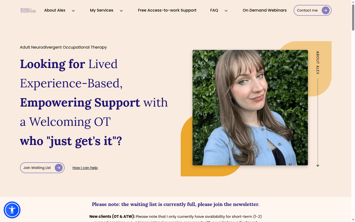 Navigate Neurodiversity training provider website